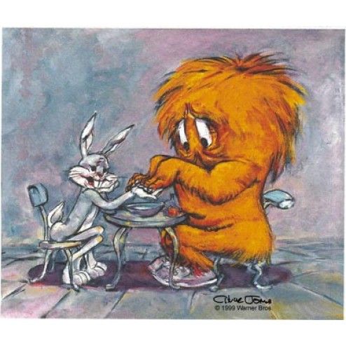 Chuck Jones Estate Signed Limited Edition Canvas Giclee:"My Stars!"