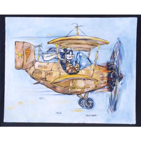 Chuck Jones Limited Edition Canvas Giclee:"United Hare Lines"