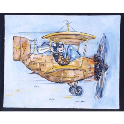 Chuck Jones Limited Edition Canvas Giclee:"United Hare Lines"