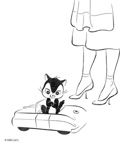 Eric Goldberg Animation Art Limited Edition Serigraph on Paper:"Beguiling -Pussyfoot"