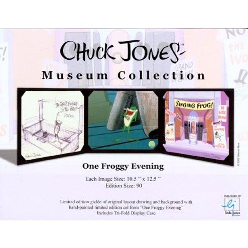 Chuck Jones Museum Edition Limited Edition Animation Cel:"One Froggy Evening"
