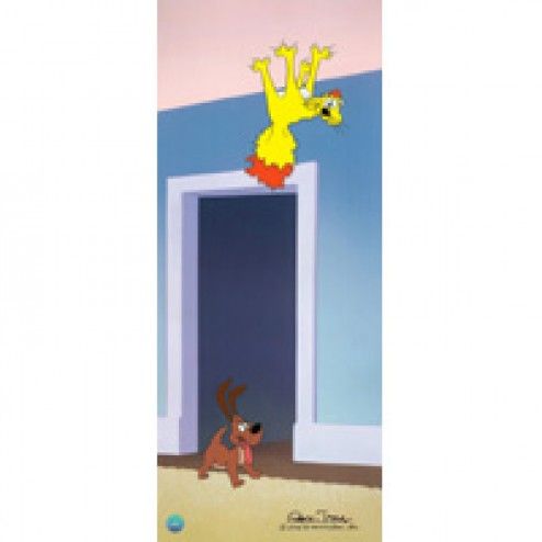 Chuck Jones Animation Art Limited Edition Cel:"Two's A Crowd"