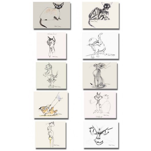 Chuck Jones Animation Art Limited Edition Paper:"Cat Portfolio"