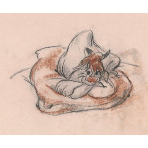 Chuck Jones Limited Edition  Animation Art Print on Paper:"Claude Cat"