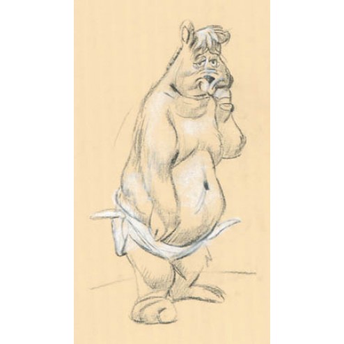 Chuck Jones Animation Art Limited Edition Print on Paper:"Junyer Bear"