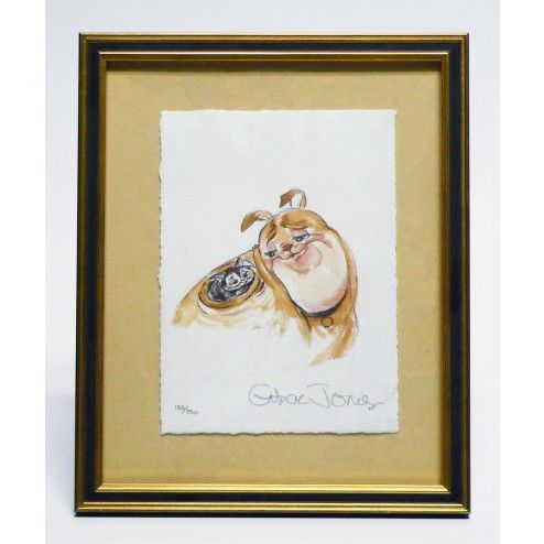 Chuck Jones Animation Art Limited Edition Paper:"Marc Anthony & Kitty (tabletop)"