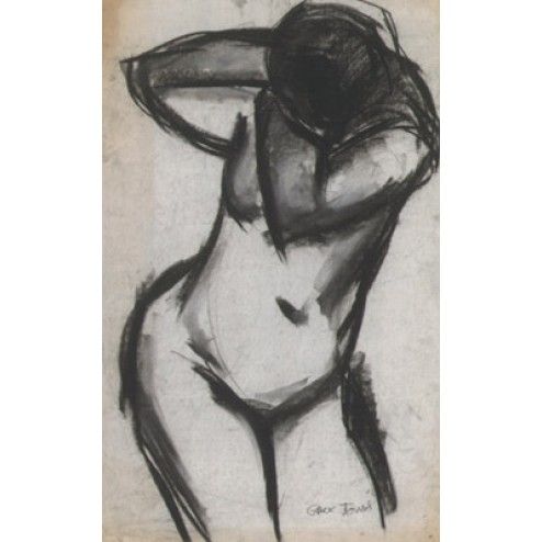 Chuck Jones Animation Art Limited Edition Paper:"Nude Model in Charcoal"