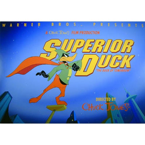 Chuck Jones Studios Limited Edition Serigraph on Paper:"Superior Duck"