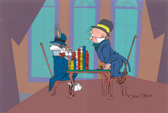 Chuck Jones Limited Edition Animation Art Cel:"All In"