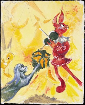 Chuck Jones Limited Edition Lithograph:"14 Carrot Offering"