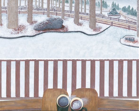 Cindy Armour Limited Edition Museum Quality Gicl&eacute;e: "Papaw's Christmas Trees"