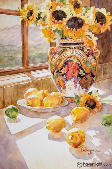 Cindy Briggs Fine Art Canvas Giclee: "La Vita Abondante"