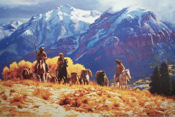 Claire Goldrick Hand Signed and Numbered Limited Edition Print: "Leaving Williams Creek"