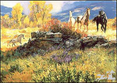 Claire Goldrick Hand Signed and Numbered Limited Edition Print: "STORMY AFTERNOON"