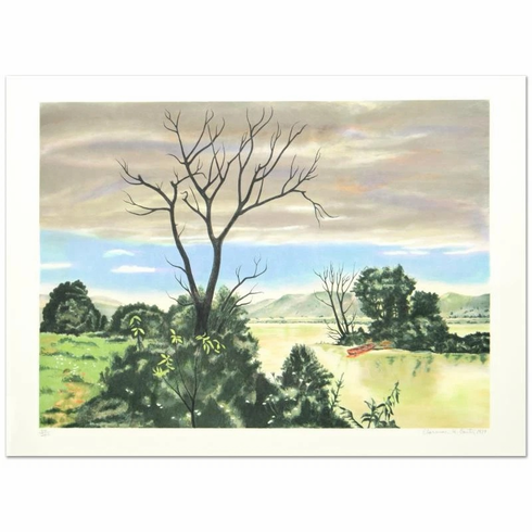 Clarence Carter Signed Limited Edition Lithograph Print: "The Marsh" Clarence Carter Signed Limited Edition Lithograph Print: "The Marsh"