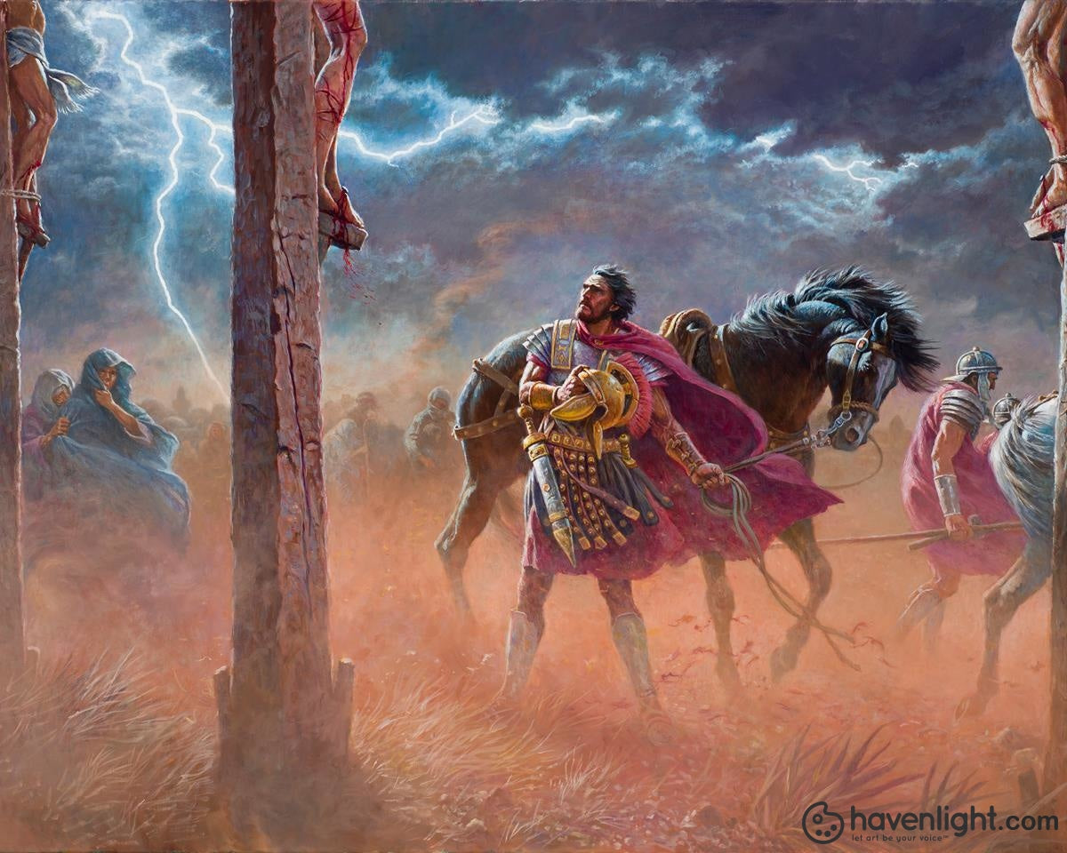 Clark Kelley Price Fine Art Canvas Giclee: "Truly This Man Was the Son of God"