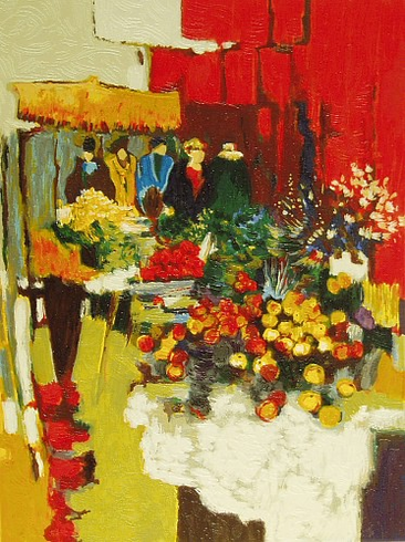 Claude Fauchère Limited Edition Serigraph on Paper:"Couleurs de France I" Claude Fauchère Limited Edition Serigraph on Paper:"Couleurs de France I"