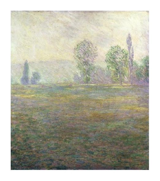 Claude Monet Fine Art Open Edition Gicl&eacute;e:"A Meadow in Giverny"