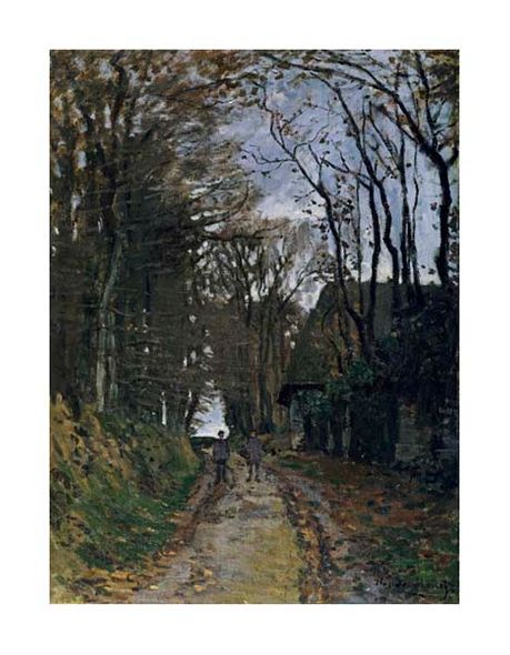 Claude Monet Fine Art Open Edition Gicl&eacute;e:"A Normandy Path"