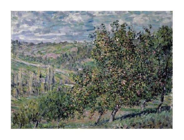 Claude Monet Fine Art Open Edition Gicl&eacute;e:"Apple Trees in Bloom"