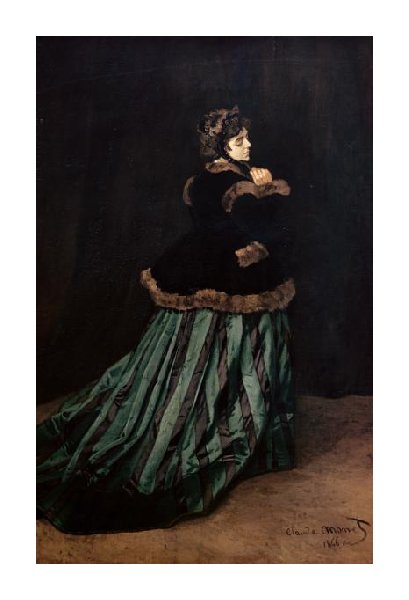 クロード・モネ、Camille or The Woman in the Gree Claude Monet Fine Art Open Edition Giclée: