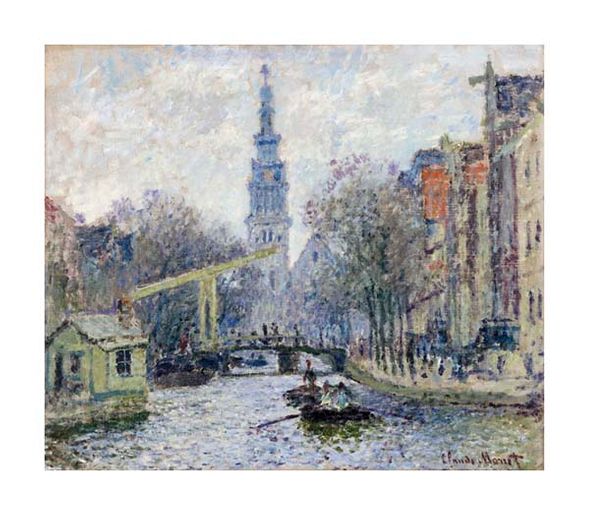 Claude Monet Fine Art Open Edition Gicl&eacute;e:"Canal, Amsterdam"