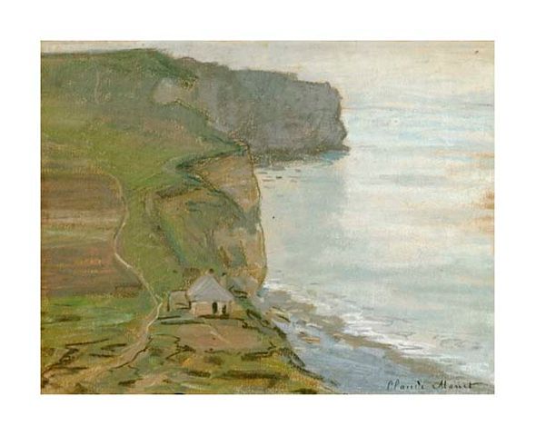 Claude Monet Fine Art Open Edition Gicl&eacute;e:"Cape Antifer, Etretat"