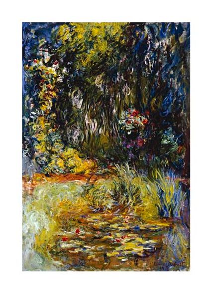 Claude Monet Fine Art Open Edition Gicl&eacute;e:"Corner of a Pond with Waterlilies"
