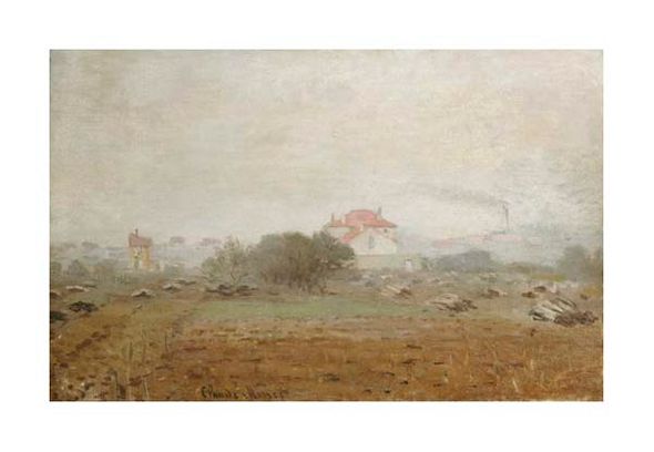 Claude Monet Fine Art Open Edition Gicl&eacute;e:"Fog - Effet de Brouillard"