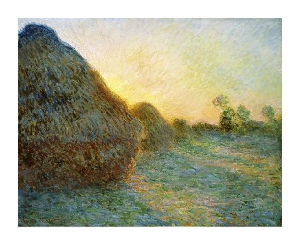 Claude Monet Fine Art Open Edition Gicl&eacute;e:"Haystacks"