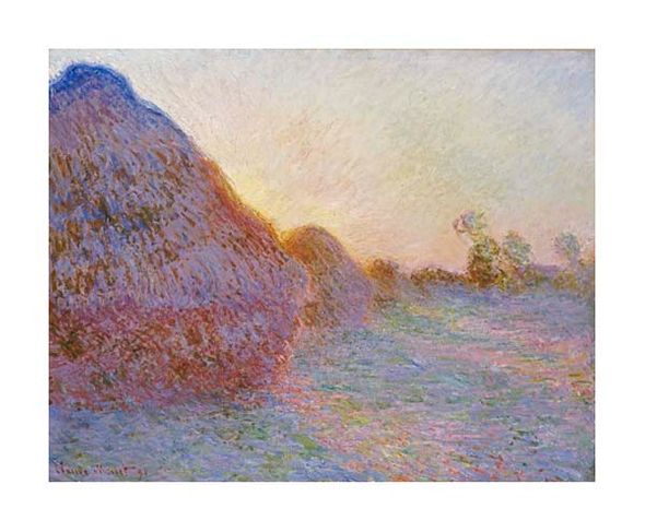 Claude Monet Fine Art Open Edition Gicl&eacute;e:"Haystacks"