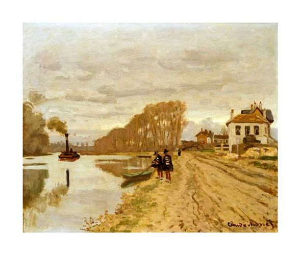 Claude Monet Fine Art Open Edition Gicl&eacute;e:"Infantrymen of the Flanant Guard on the Water"