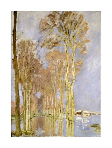 Claude Monet Fine Art Open Edition Gicl&eacute;e:"Inondation"