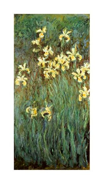Claude Monet Fine Art Open Edition Gicl&eacute;e:"Iris Jaune"