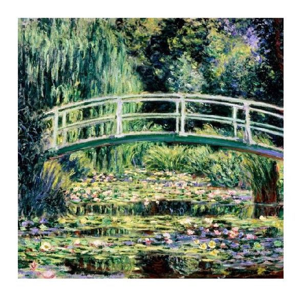 Claude Monet Fine Art Open Edition Gicl&eacute;e:"Les Nympheas Blancs"