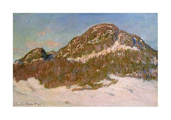 Claude Monet Fine Art Open Edition Gicl&eacute;e:"Mount Kolsaas in Sunlight"