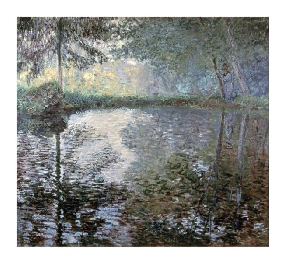 Claude Monet Fine Art Open Edition Gicl&eacute;e:"Pond of Montgeron"