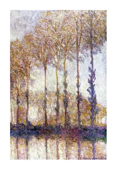 Claude Monet Fine Art Open Edition Gicl&eacute;e:"Poplars"