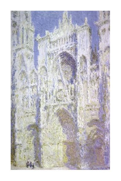 Claude Monet Fine Art Open Edition Gicl&eacute;e:"Rouen Cathedral: West Facade, Sunlight"
