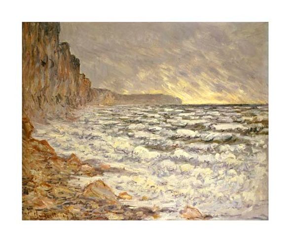 Claude Monet Fine Art Open Edition Gicl&eacute;e:"Seafront, Fecamp"