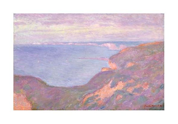 Claude Monet Fine Art Open Edition Gicl&eacute;e:"The Cliffs Near Dieppe"