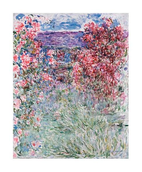 Claude Monet Fine Art Open Edition Giclée:"The House in the Roses"