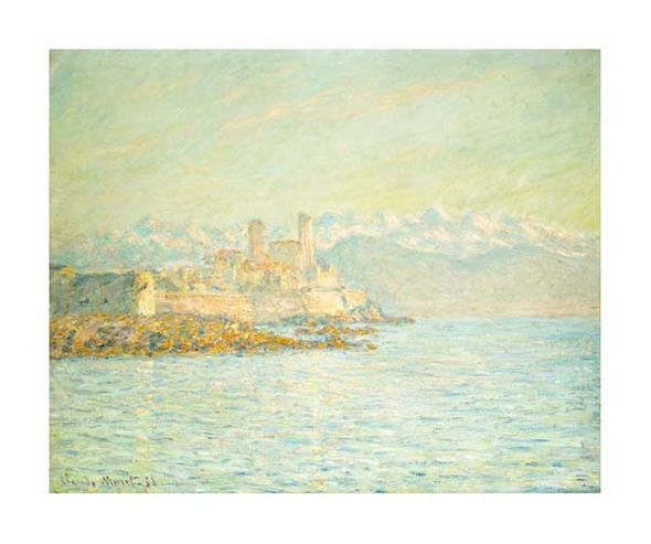 Claude Monet Fine Art Open Edition Gicl&eacute;e:"The Old Fort at Antibes"