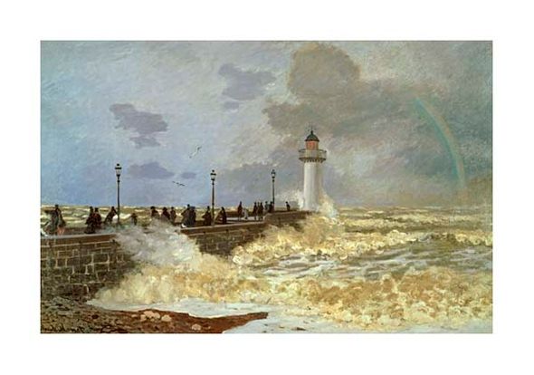 Claude Monet Fine Art Open Edition Giclée:"The Quay at Le Havre"