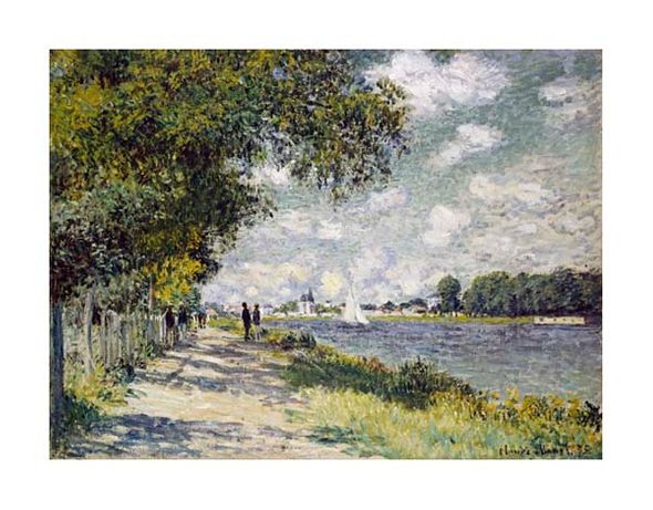 Claude Monet Fine Art Open Edition Giclée:"The Seine at Argenteuil"