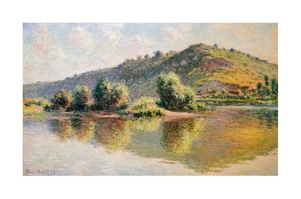 Claude Monet Fine Art Open Edition Gicl&eacute;e:"The Seine at Port-Villez"