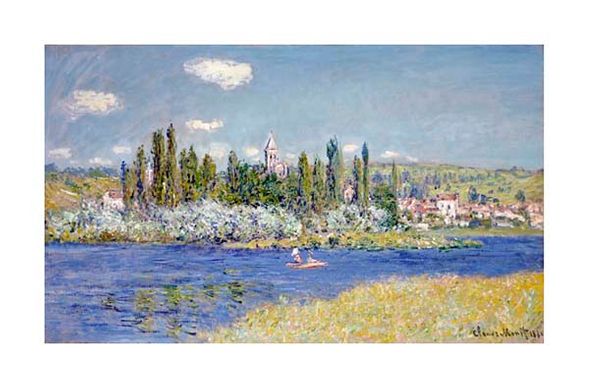 Claude Monet Fine Art Open Edition Gicl&eacute;e:"Vetheuil"