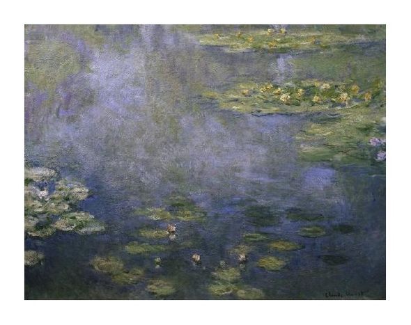 Claude Monet Fine Art Open Edition Giclée:"Water Lilies (Nymphaeas) IV"