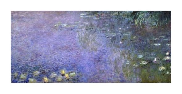 Claude Monet Fine Art Open Edition Giclée:"Water Lilies (Nymphaeas) VII"