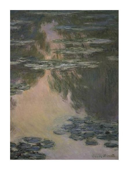 Claude Monet Fine Art Open Edition Gicl&eacute;e:"Water Lilies (with Willows)"